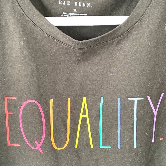 Rae Dunn EQUALITY tank top large Host Pick - Picture 5 of 5